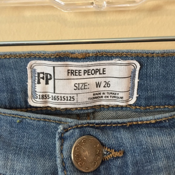 Free People Reagan Raw Hem Skinny Jeans - Picture 8 of 8